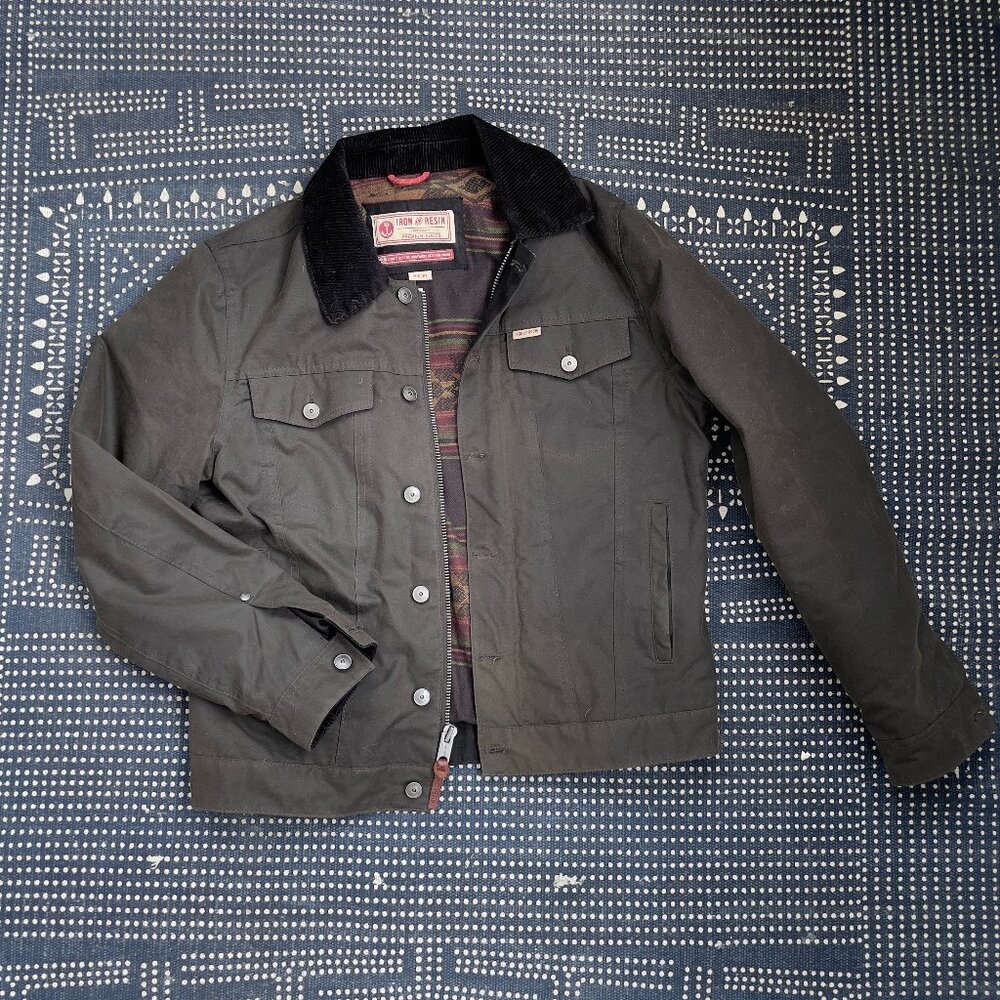 Iron & Resin Scout Jacket | Halley Stevens Waxed Canvas | Size Medium